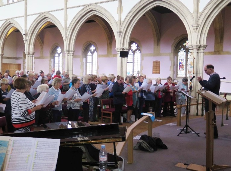 Choral Day at Henleaze United Reform Church, October 2023