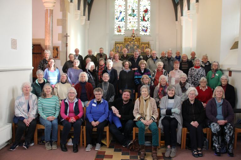 Laetare SIngers in Sarum College Chapel January 2025
