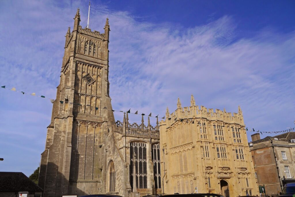 Parish Church of St John Baptist in centre of Cirencester