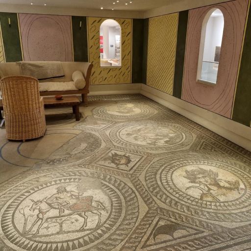 Roman mosaic floor at the Corinium Museum Cirencester