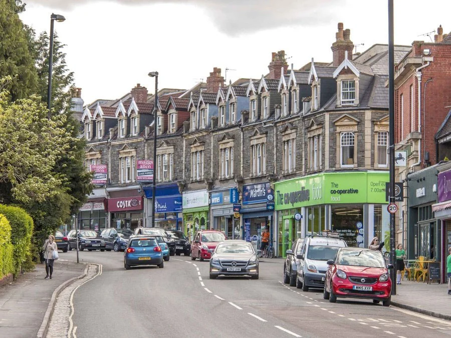Henleaze Road for shopping